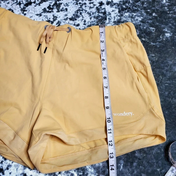 Wondery Yellow Janelle Shorts - Picture 9 of 10